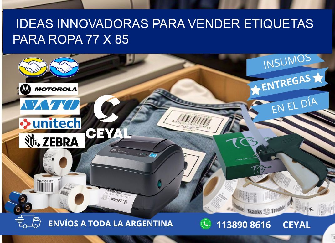 Ideas Innovadoras para Vender Etiquetas para Ropa 77 x 85