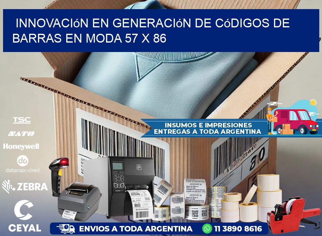 Innovación en Generación de Códigos de Barras en Moda 57 x 86