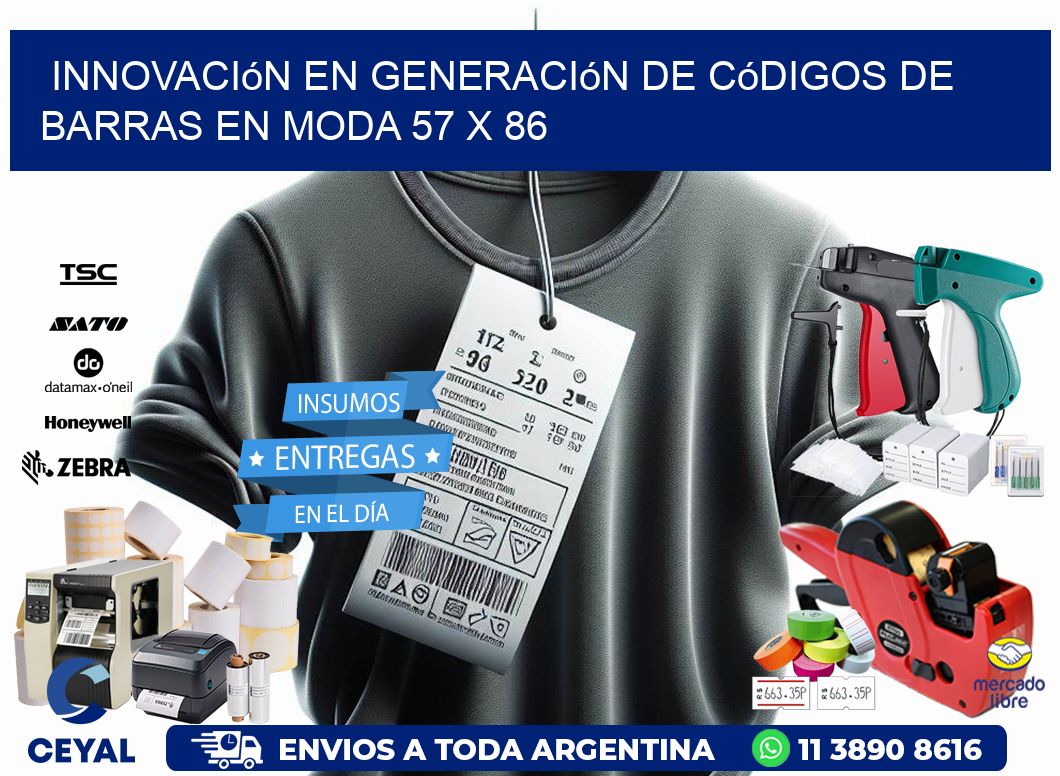 Innovación en Generación de Códigos de Barras en Moda 57 x 86