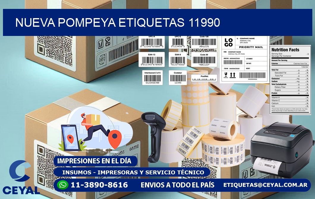 Nueva Pompeya etiquetas 11990