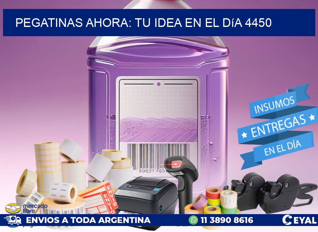 Pegatinas Ahora: Tu Idea en el Día 4450