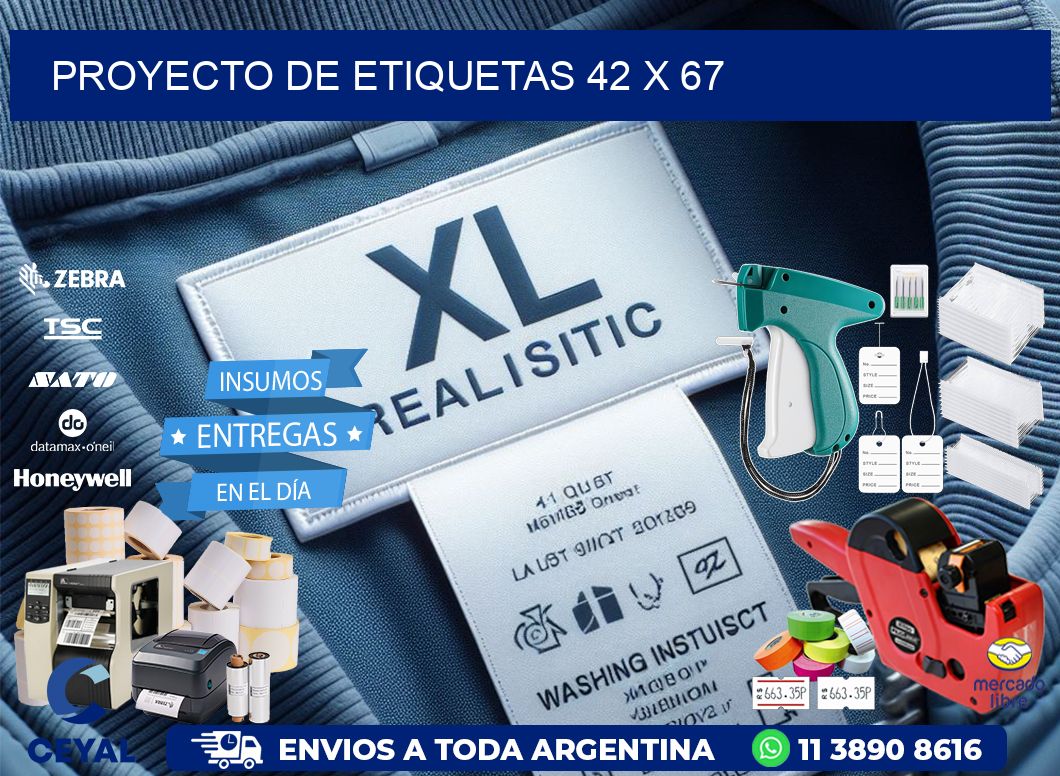 Proyecto de etiquetas 42 x 67