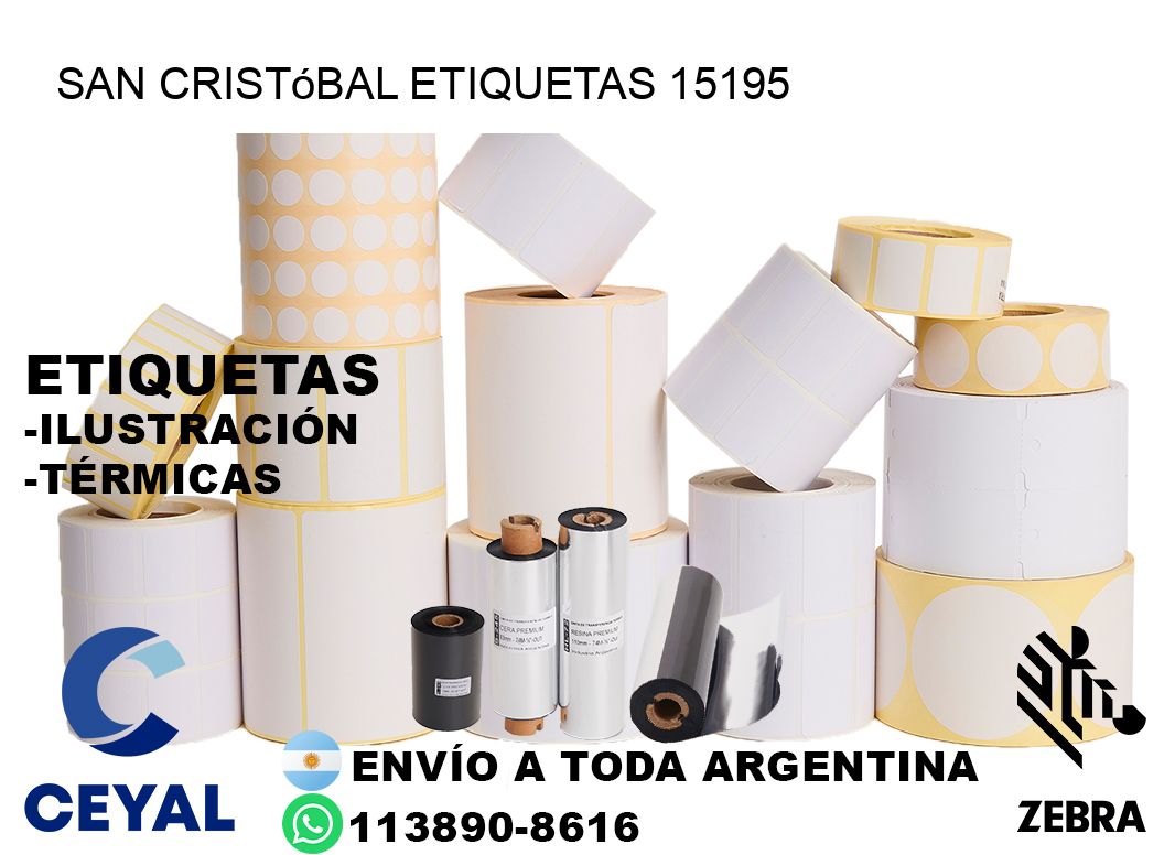 San Cristóbal etiquetas 15195