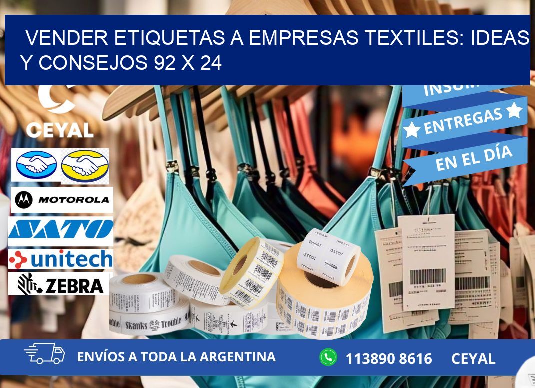 Vender Etiquetas a Empresas Textiles: Ideas y Consejos 92 x 24