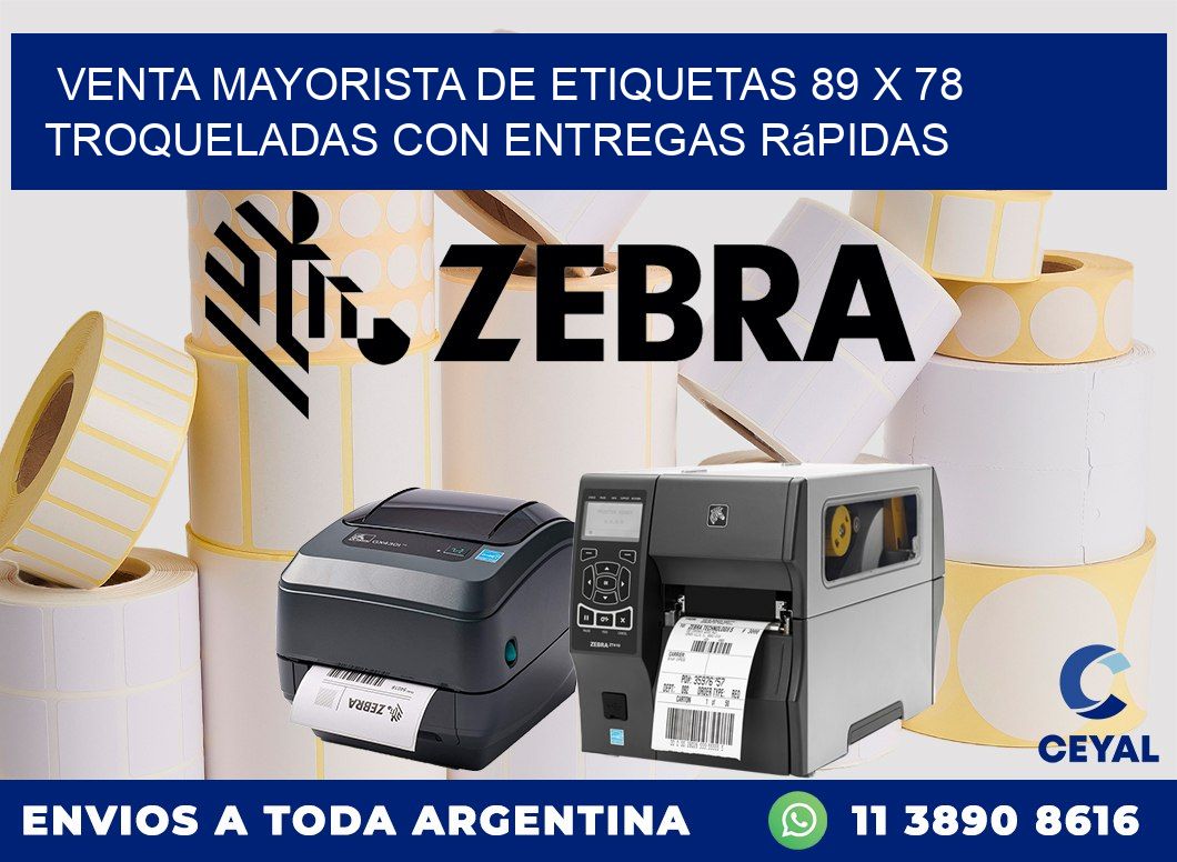 Venta mayorista de etiquetas 89 x 78 troqueladas con entregas rápidas