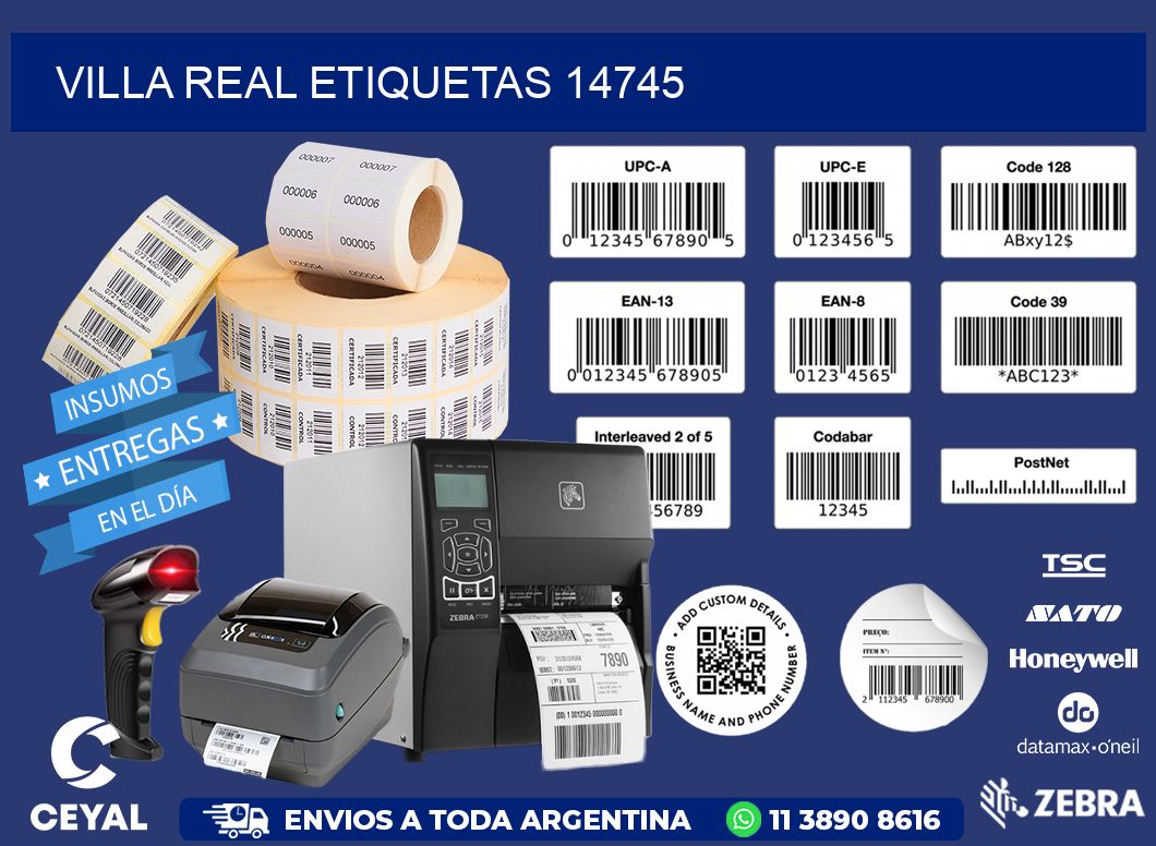 Villa Real etiquetas 14745
