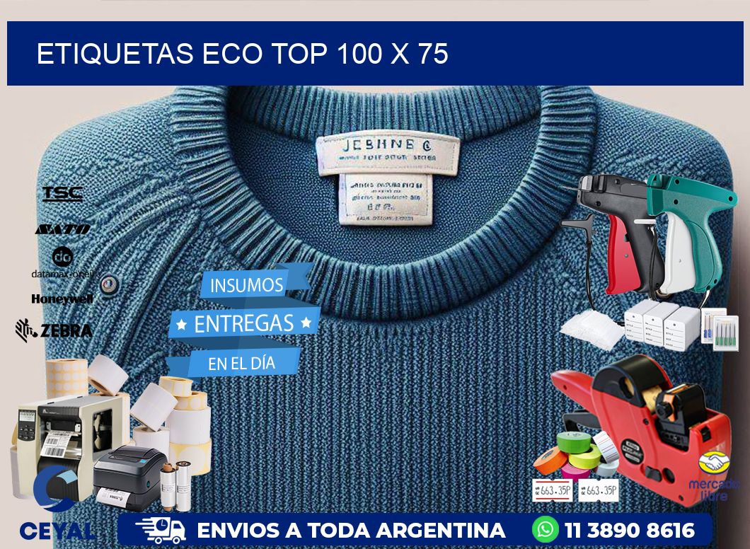etiquetas eco top 100 x 75