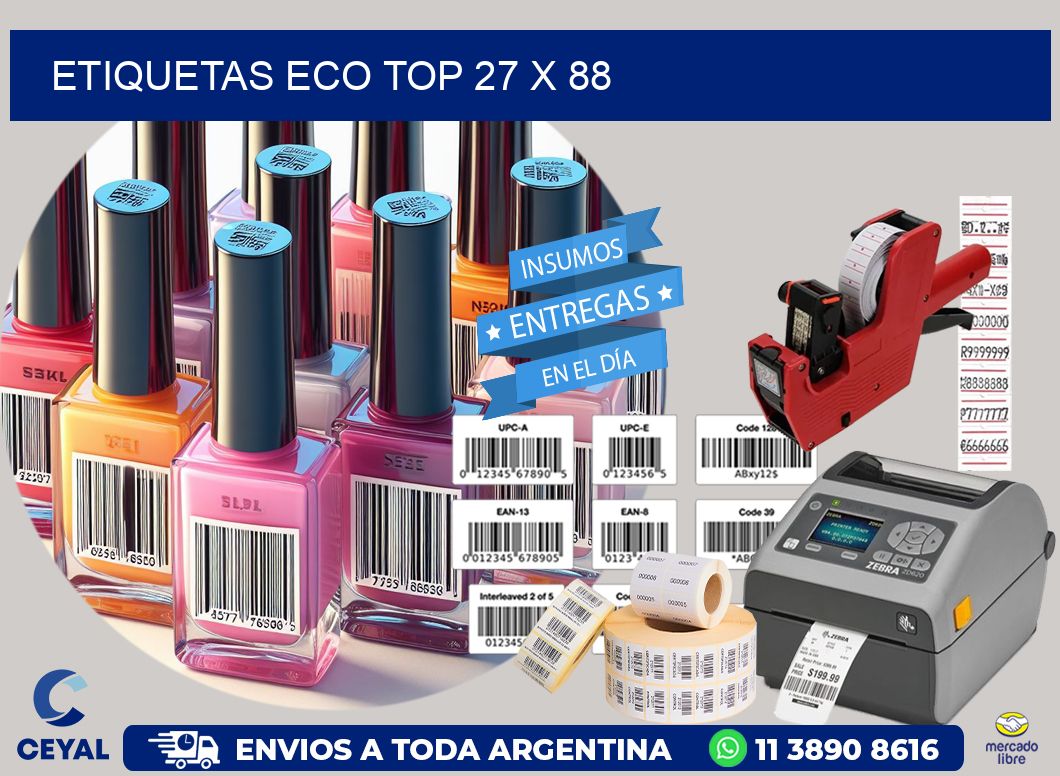 etiquetas eco top 27 x 88