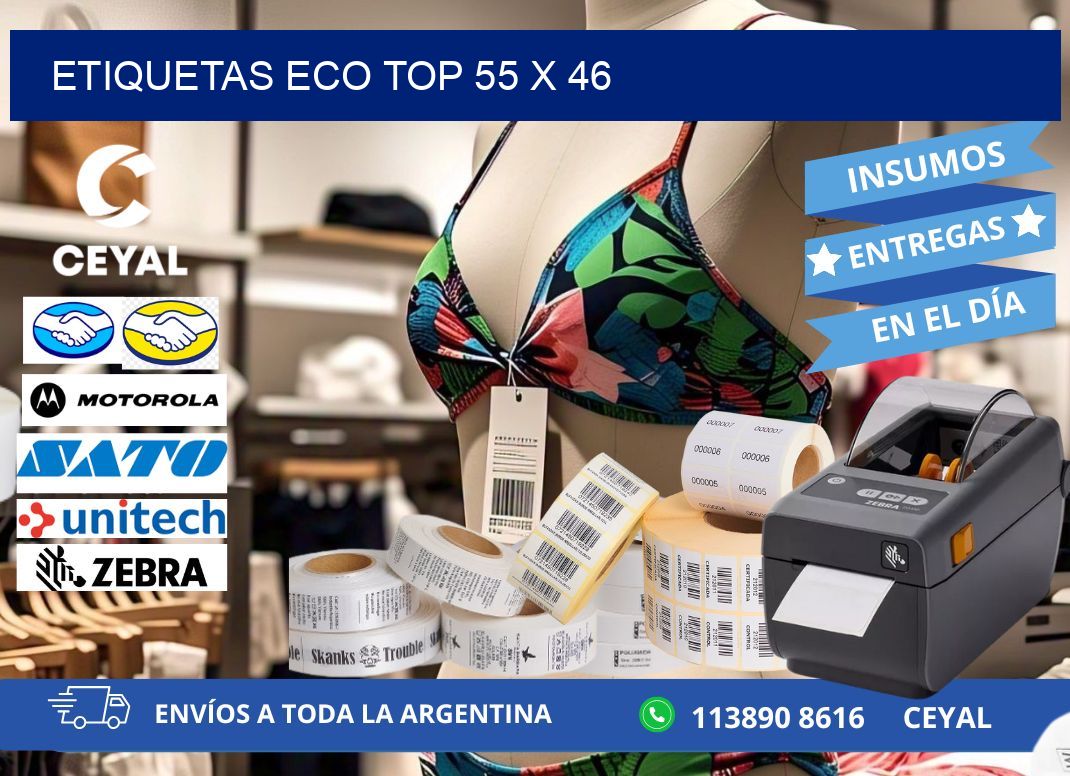 etiquetas eco top 55 x 46
