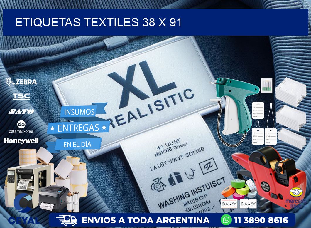 etiquetas textiles 38 x 91