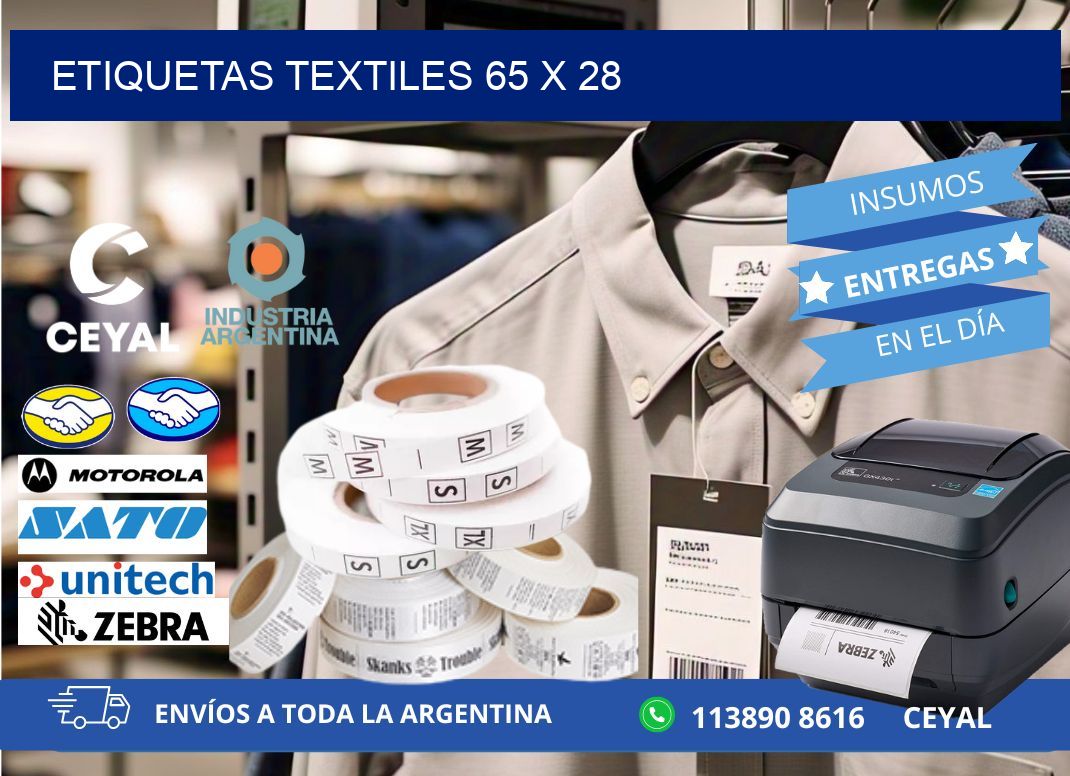 etiquetas textiles 65 x 28