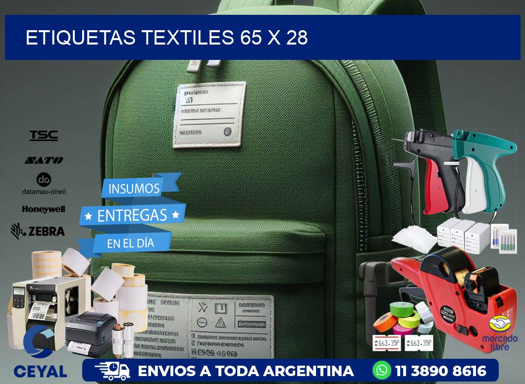 etiquetas textiles 65 x 28