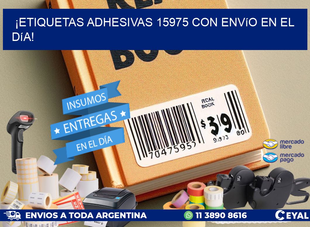 ¡Etiquetas Adhesivas 15975 con Envío en el Día!