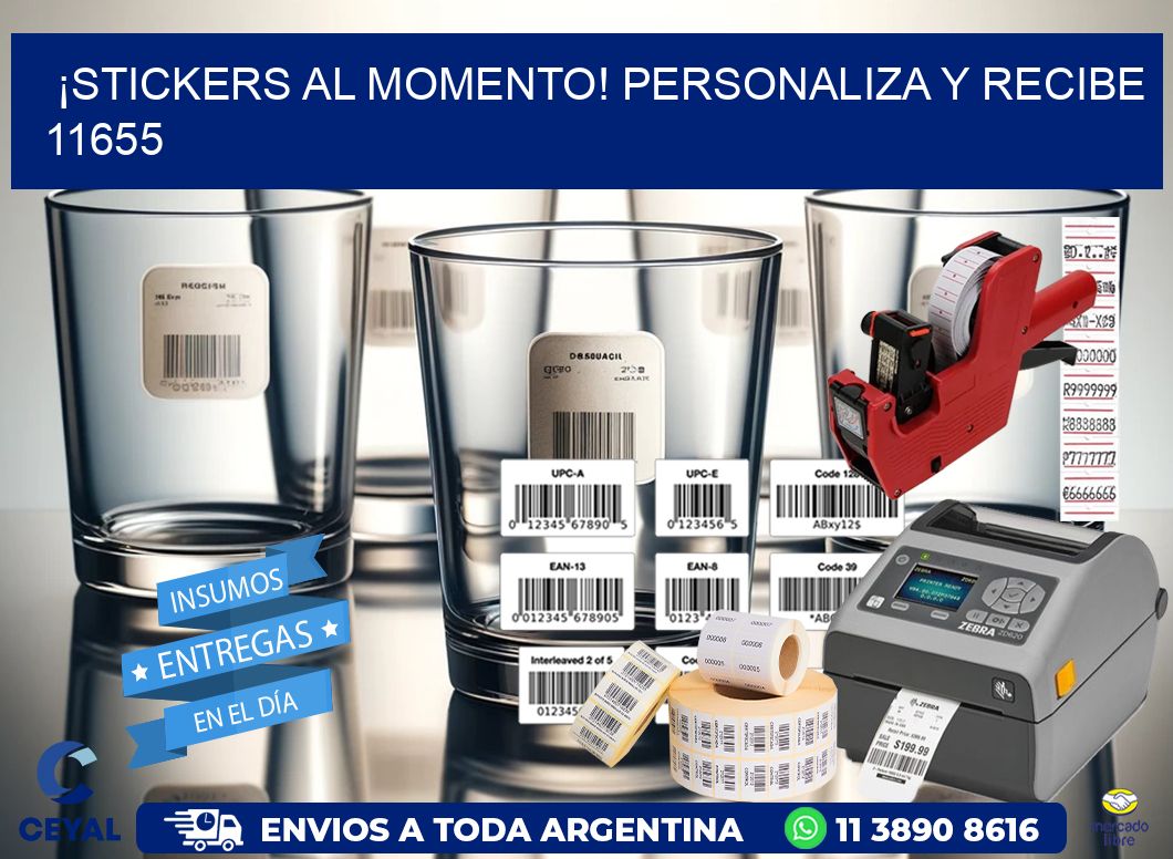 ¡Stickers al Momento! Personaliza y Recibe 11655