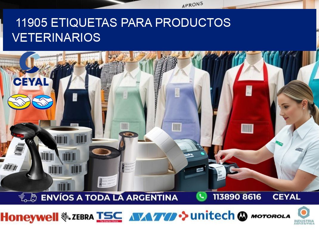 11905 Etiquetas para productos veterinarios