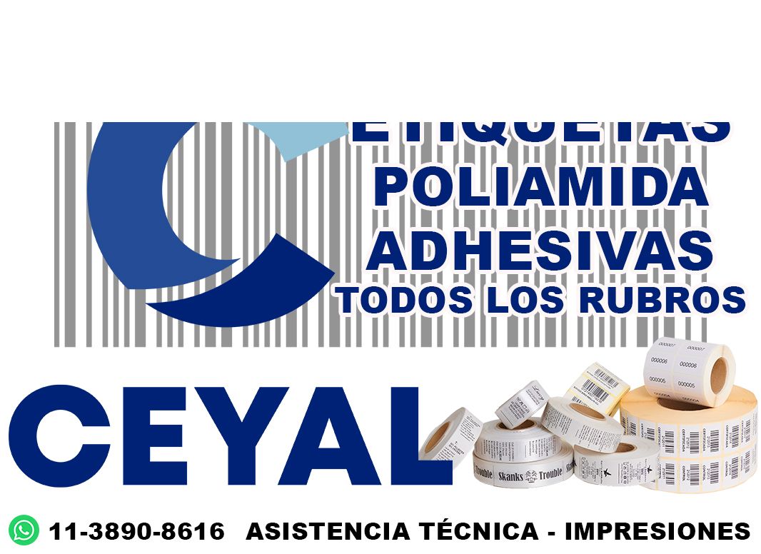 21730 Etiquetas de poliamida resistente al lavado