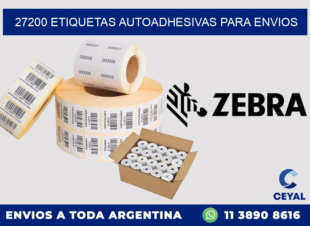 27200 etiquetas autoadhesivas para envios