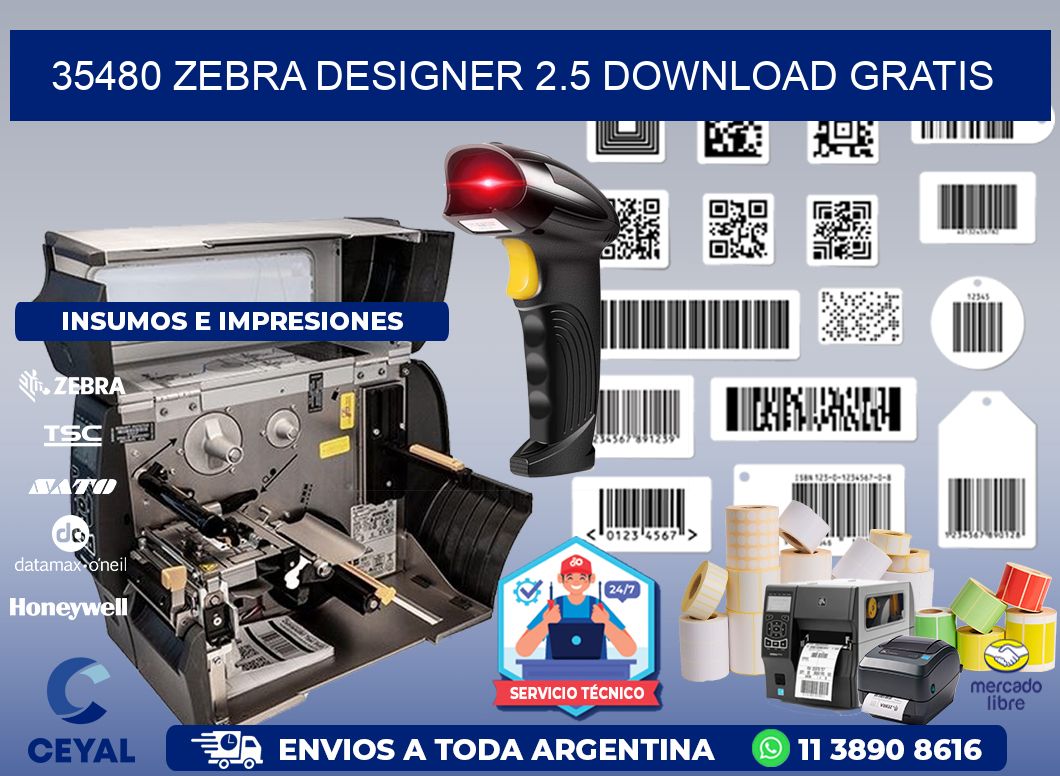 35480 Zebra designer 2.5 download gratis