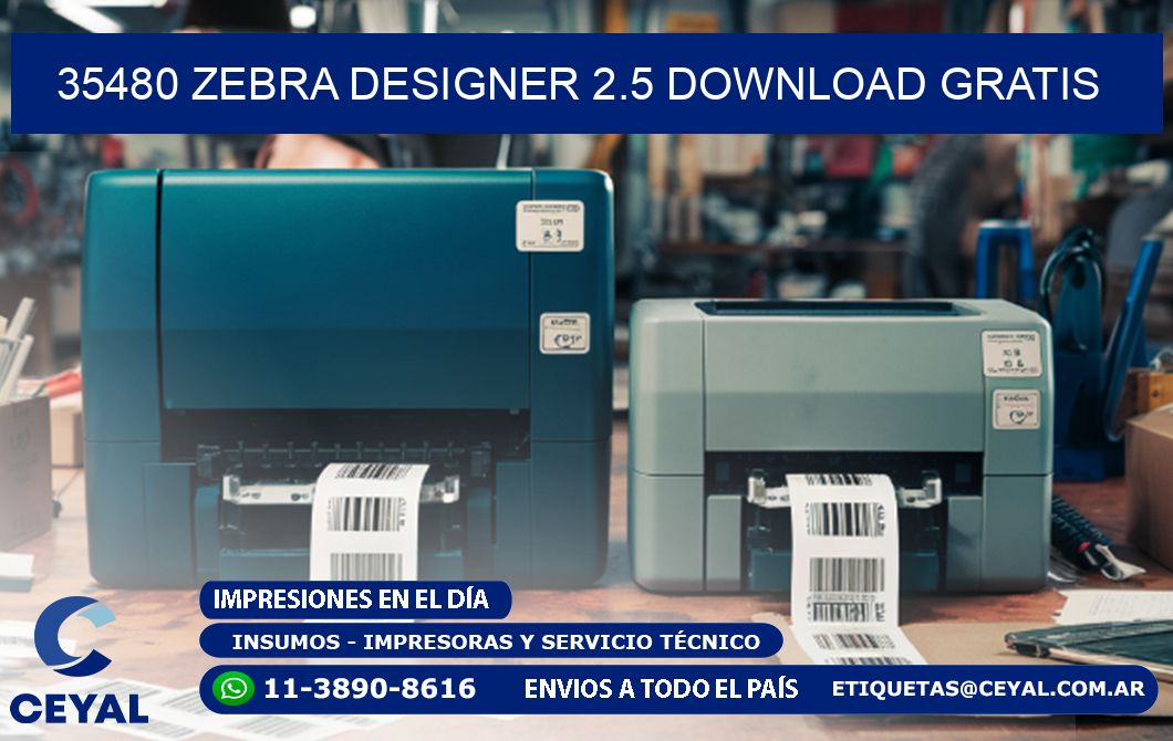 35480 Zebra designer 2.5 download gratis