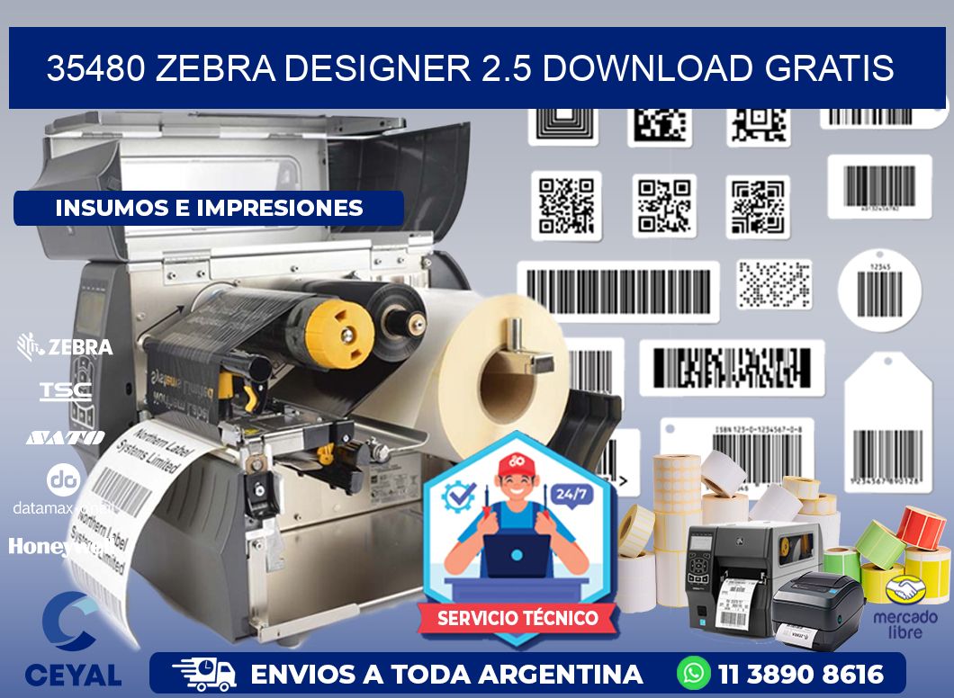 35480 Zebra designer 2.5 download gratis