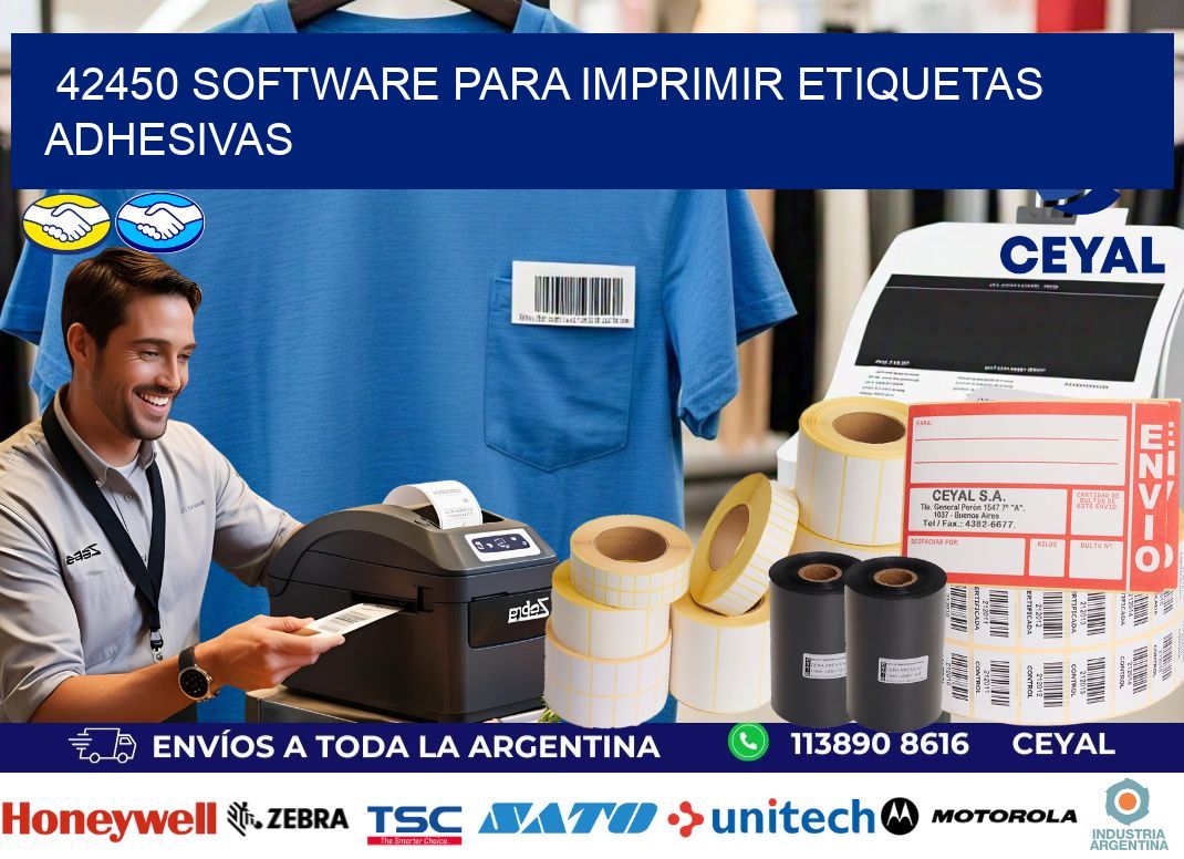42450 software para imprimir etiquetas adhesivas