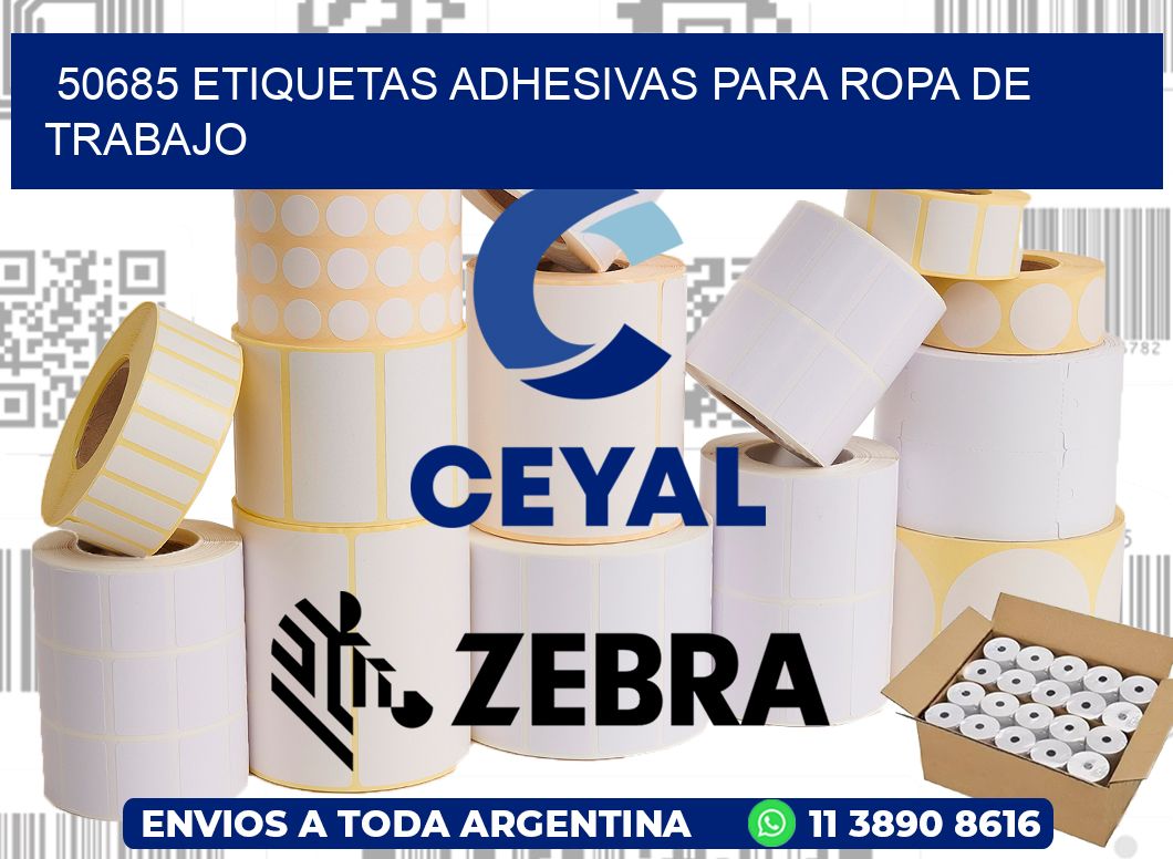 50685 Etiquetas adhesivas para ropa de trabajo