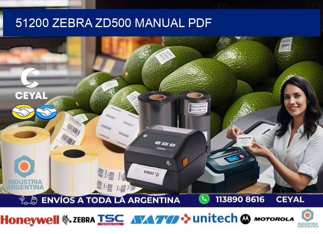 51200 Zebra ZD500 manual PDF