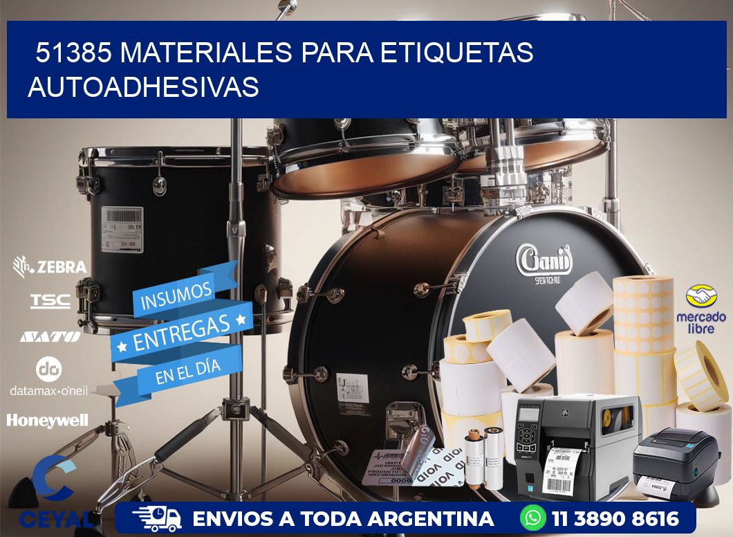 51385 materiales para etiquetas autoadhesivas