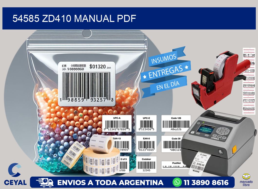 54585 ZD410 manual PDF
