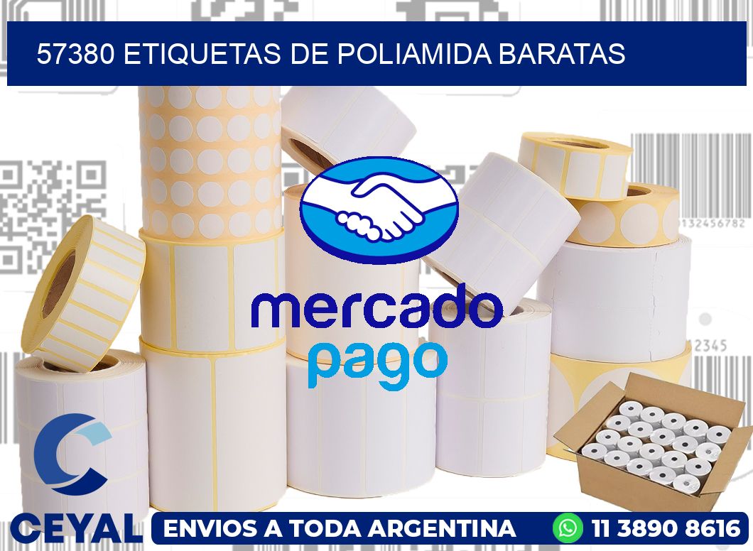 57380 etiquetas de poliamida baratas