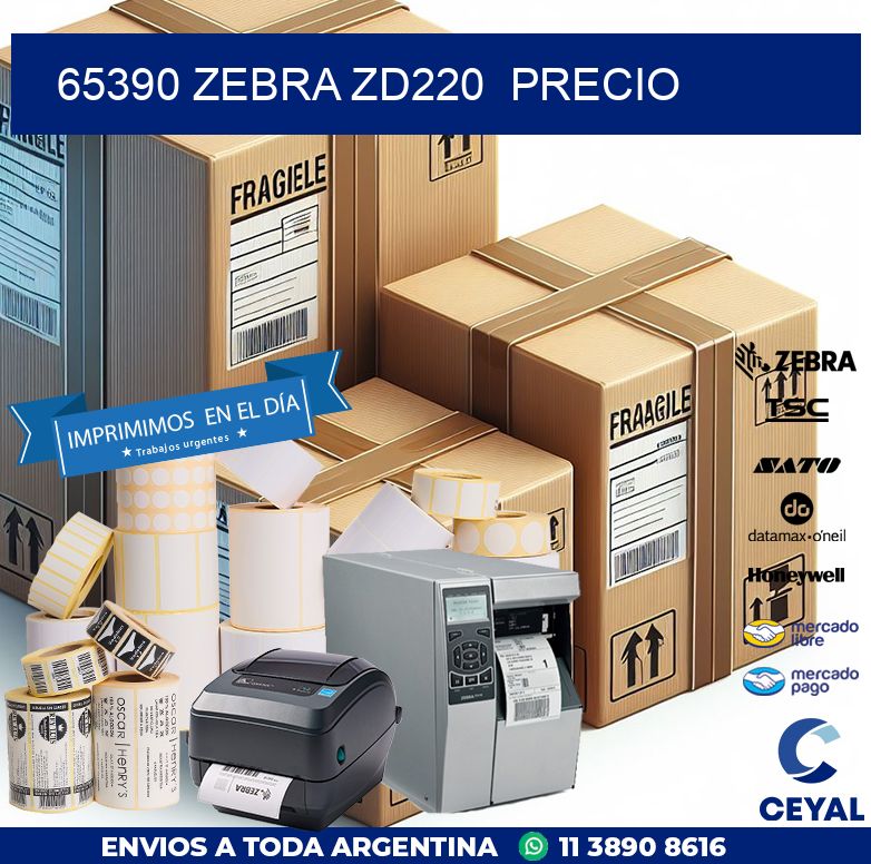 65390 Zebra ZD220 precio