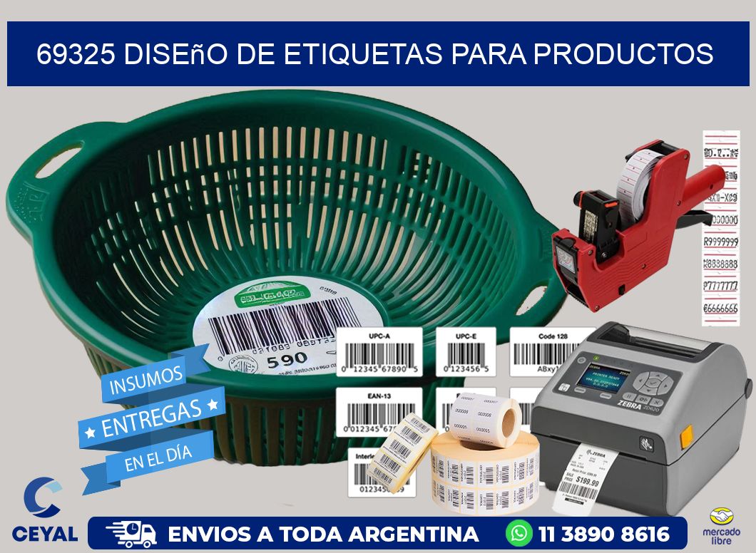 69325 Diseño de etiquetas para productos