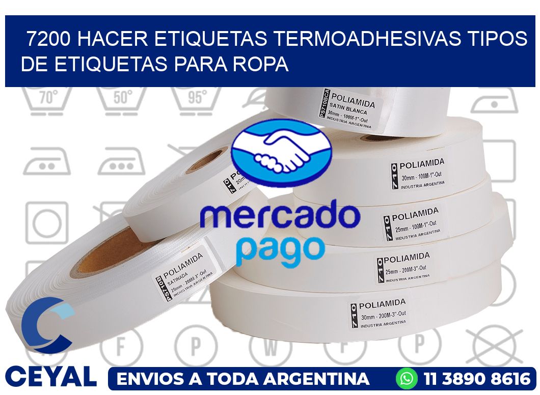 7200 hacer etiquetas termoadhesivas tipos de etiquetas para ropa