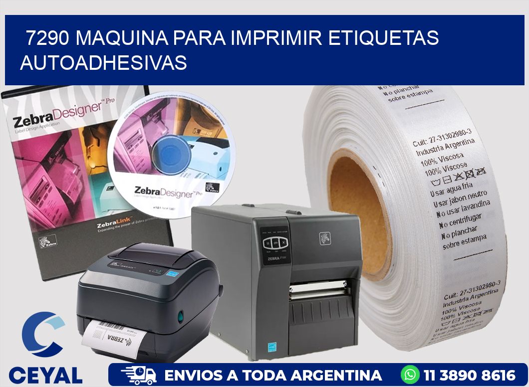 7290 maquina para imprimir etiquetas autoadhesivas