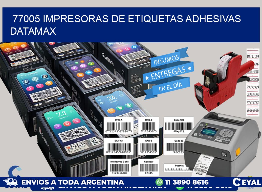 77005 impresoras de etiquetas adhesivas datamax