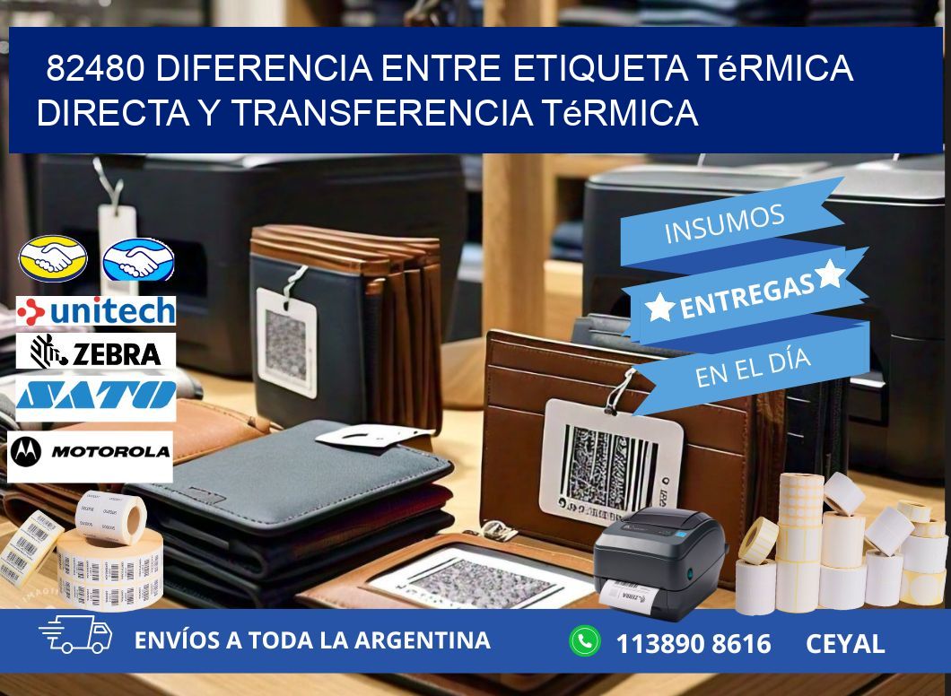 82480 diferencia entre etiqueta térmica directa y transferencia térmica