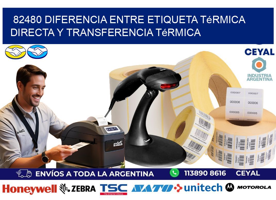 82480 diferencia entre etiqueta térmica directa y transferencia térmica