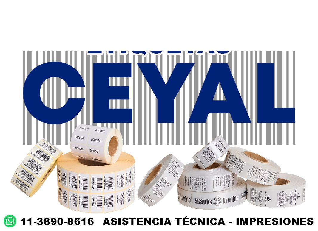 8630 Etiquetas de precios y códigos de barra