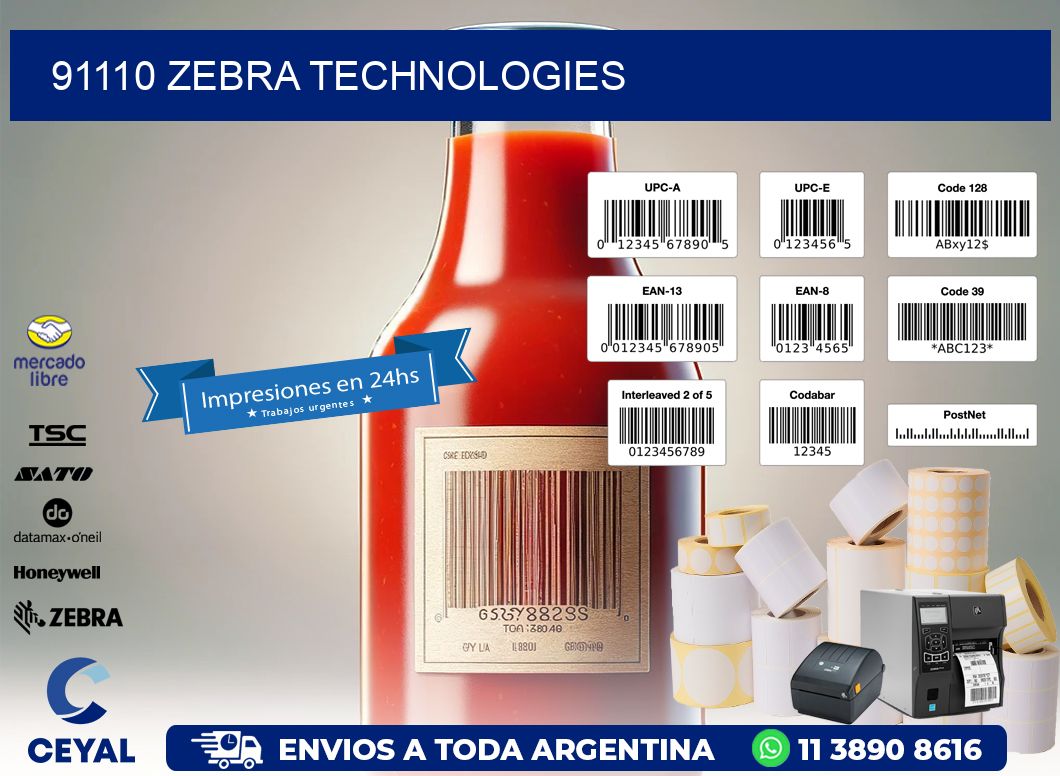 91110 zebra technologies