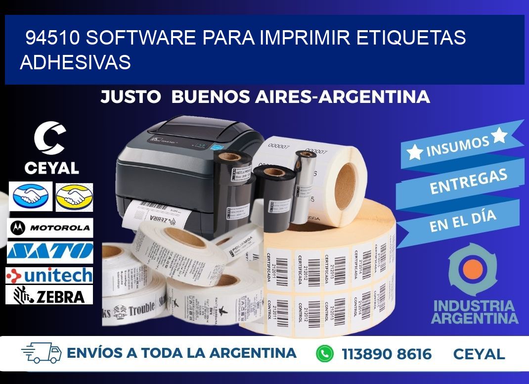 94510 software para imprimir etiquetas adhesivas