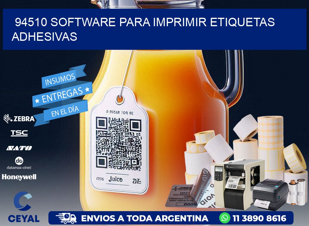 94510 software para imprimir etiquetas adhesivas