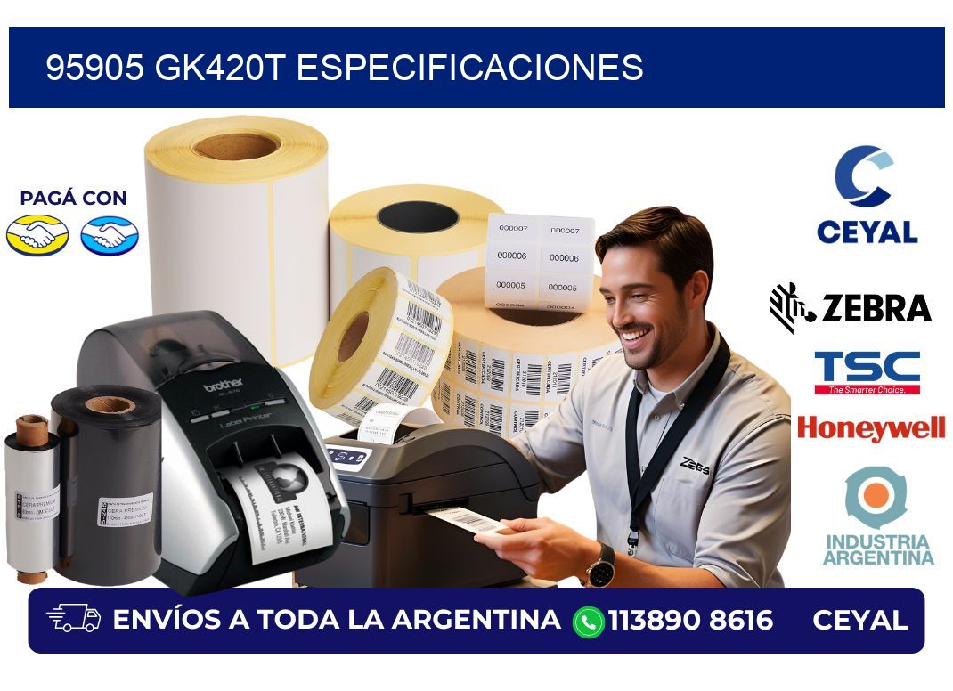 95905 GK420T especificaciones