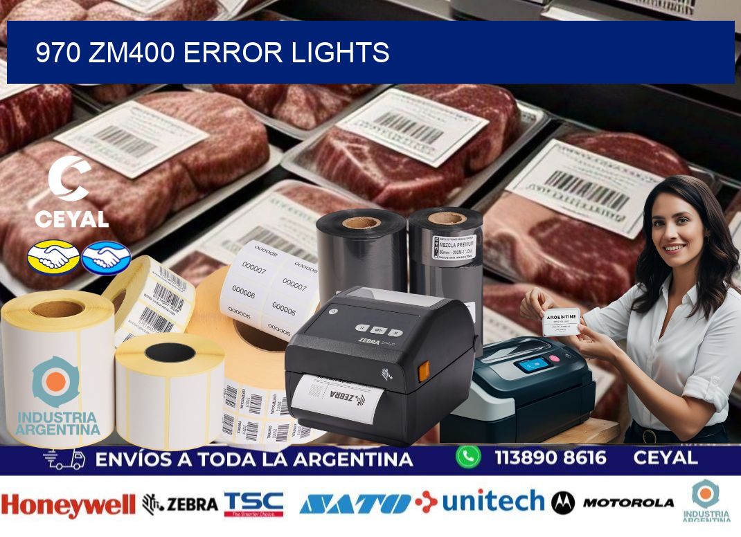 970 ZM400 error lights