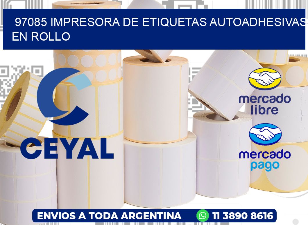 97085 impresora de etiquetas autoadhesivas en rollo