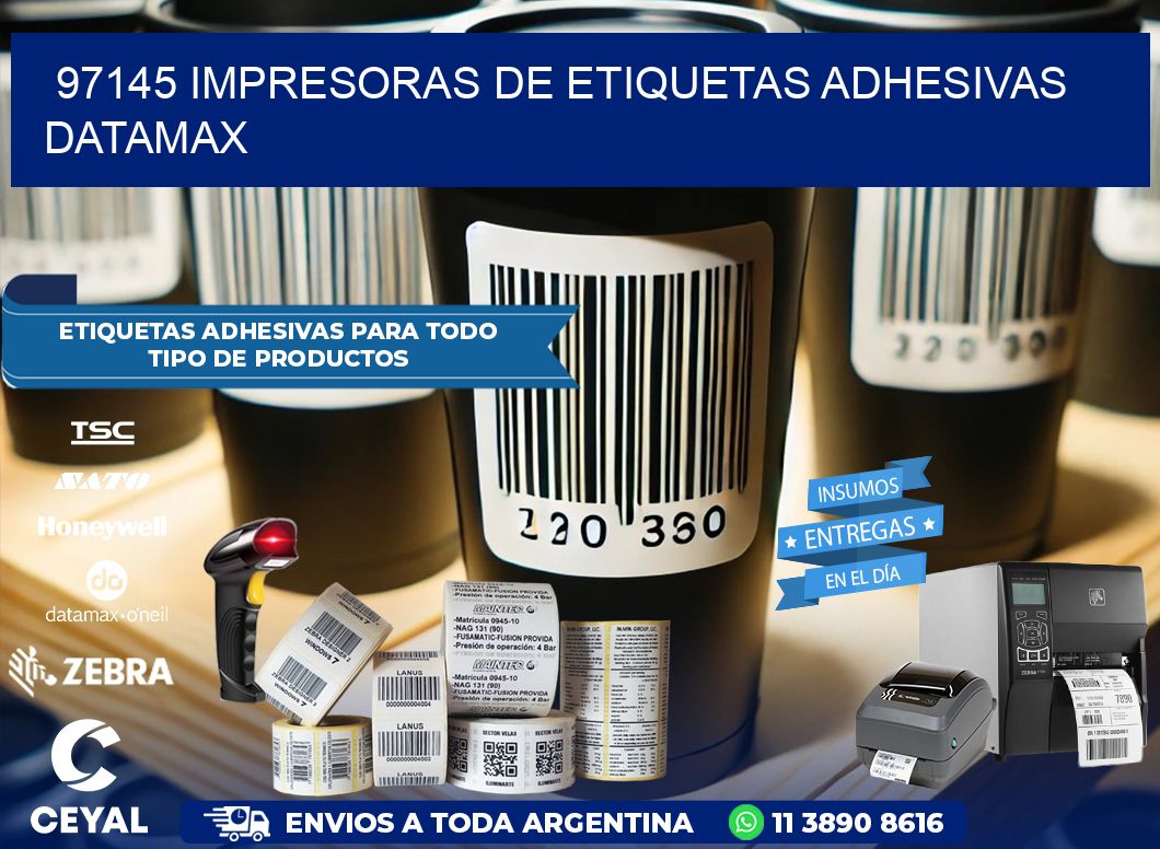 97145 impresoras de etiquetas adhesivas datamax