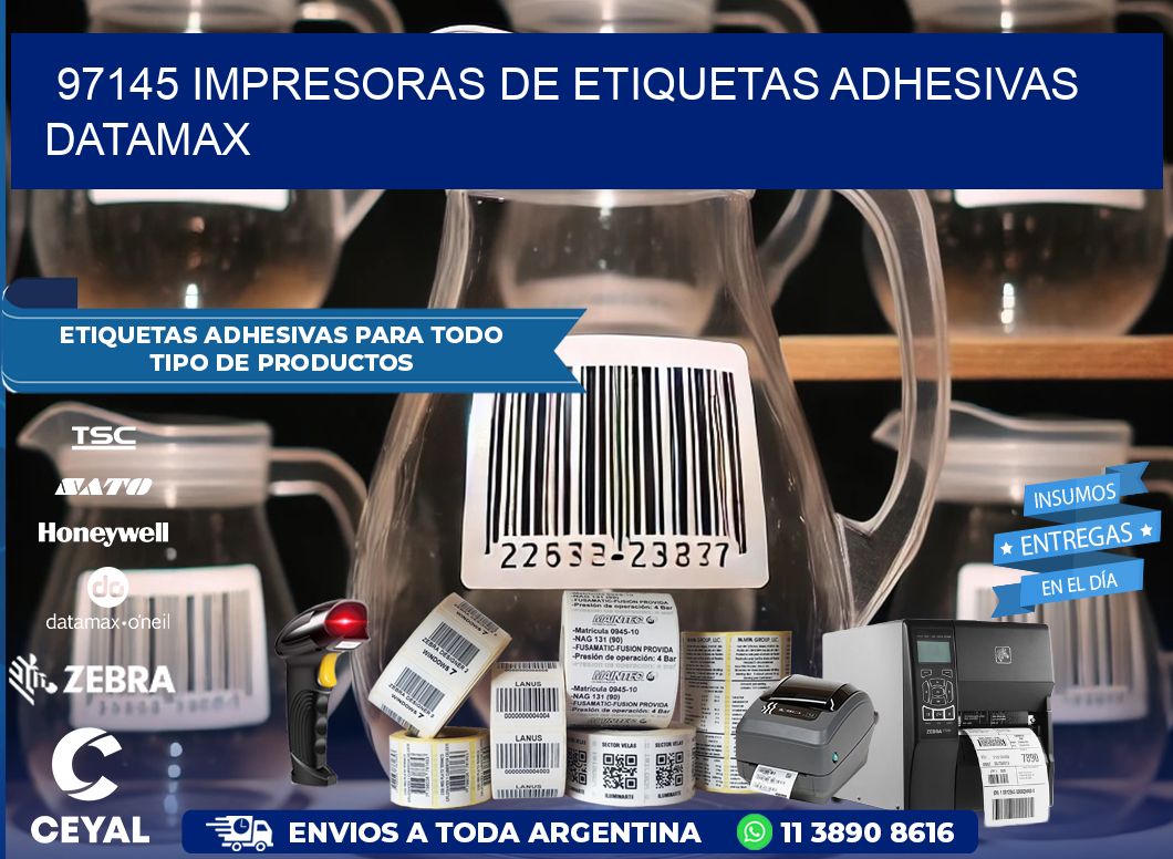 97145 impresoras de etiquetas adhesivas datamax
