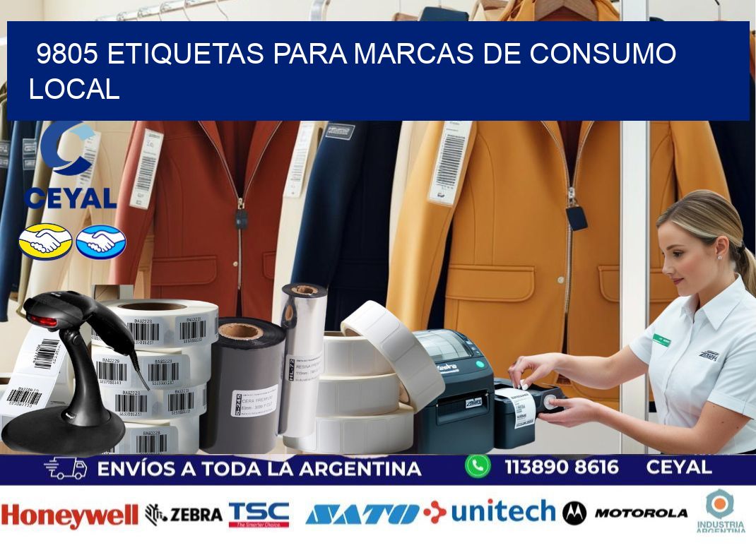 9805 Etiquetas para marcas de consumo local