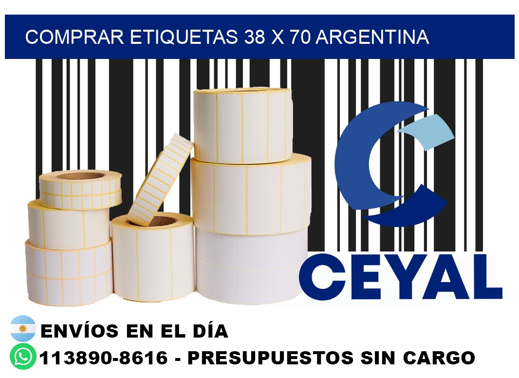 Comprar etiquetas 38 x 70 argentina