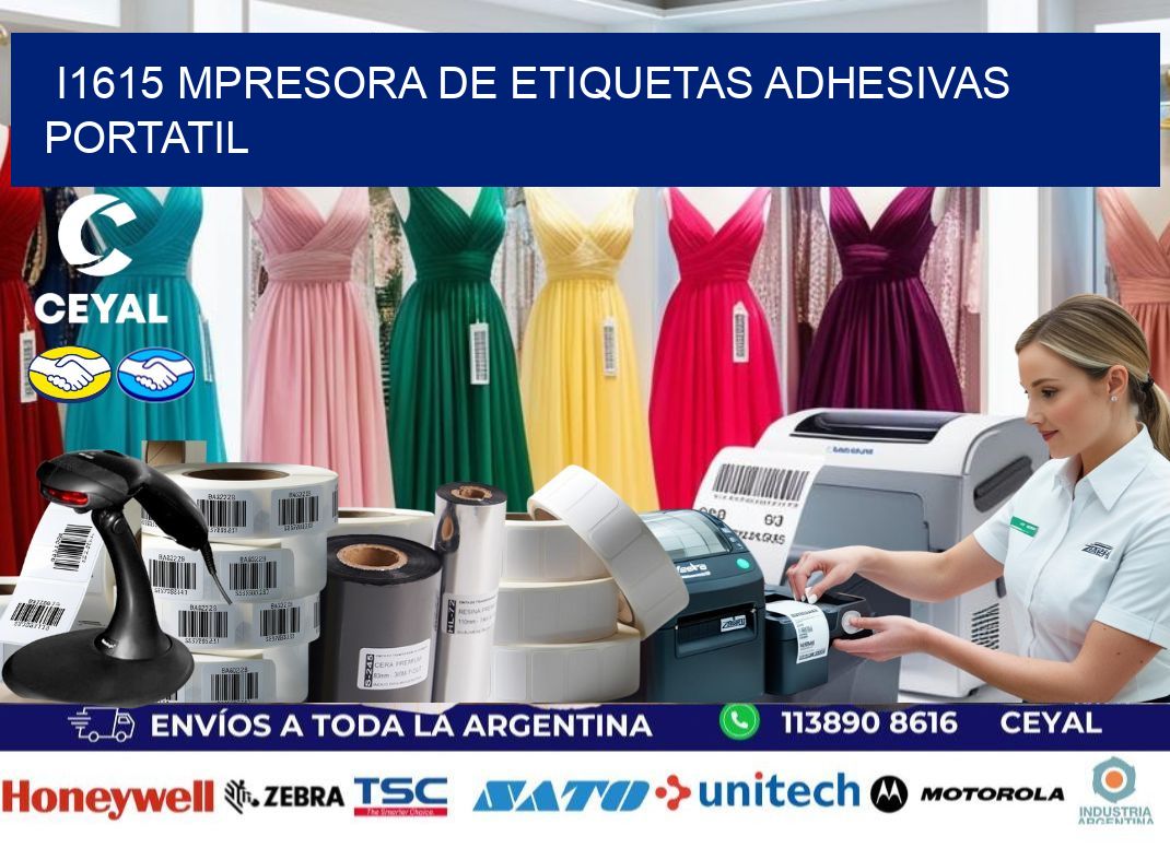 i1615 mpresora de etiquetas adhesivas portatil