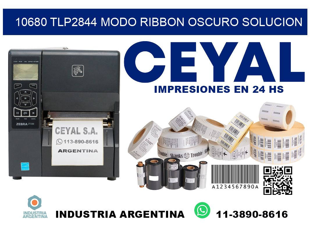 10680 tlp2844 modo ribbon oscuro solucion